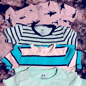 4 H&M tees
